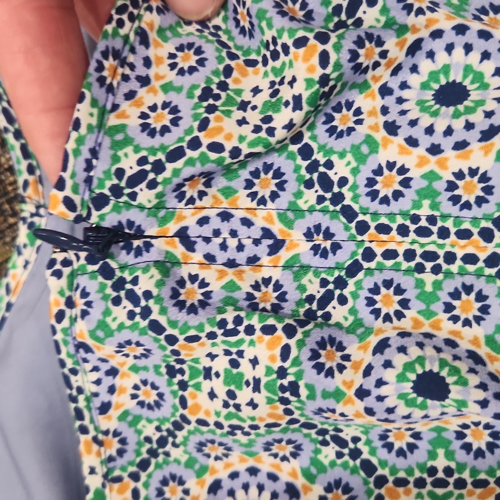Stainglass Green Jcrew Dress - Picture 7 of 10
